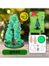 SHEIN Christmas Decoration Christmas Tree Magic Growing Crystal Tree DIY Handmade Toy - Paper Tree Flowering Toy