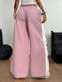 SHEIN Coolane سراويل نسائية فضفاضة (باراشوت) بخصر مرتفع بتصميم كارجو ومموه للألوان مناسبة للربيع والصيف والحفلات والارتداء اليومي الأنيق