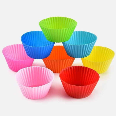 كب كيك سيليكون ١٢ قطعة