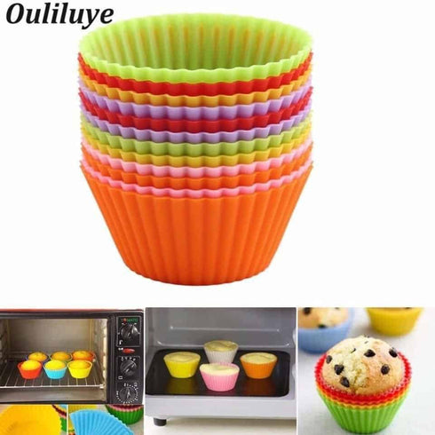 كب كيك سيليكون ١٢ قطعه