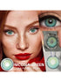 EYESHARE NEW 1 Pair Green Gray Colored Contact Lenses