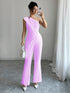 SHEIN Elenzga New Elegant High-Quality Slim & Whitening Jumpsuit
