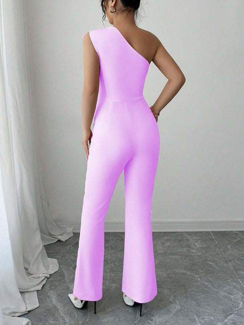 SHEIN Elenzga New Elegant High-Quality Slim & Whitening Jumpsuit