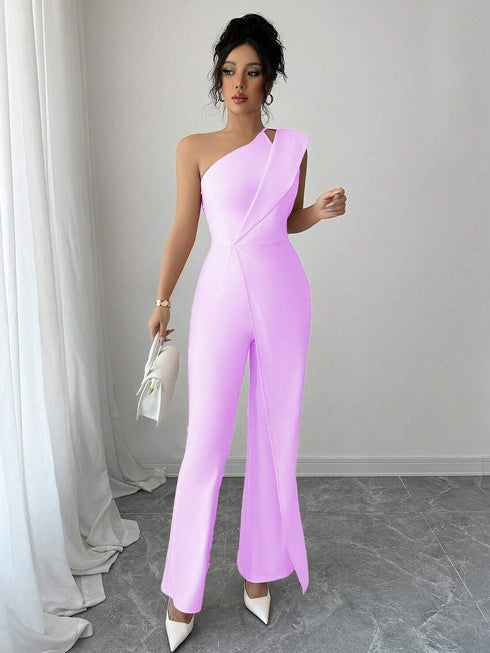 SHEIN Elenzga New Elegant High-Quality Slim & Whitening Jumpsuit