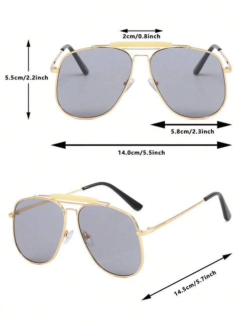 European And American Style Women Metal Frog Eye Glasses