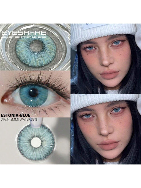 Eyeshare 1 Pair Estonia Colored Cosmetic Contact Lenses