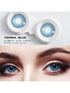 عدسات لاصقة ملونة من سلسلة VIENNA من SHEIN Eyeshare زوج واحد للاستخدام السنوي 14.5 مم، أزياء تنكرية للهالوين