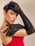 SHEIN Fashionable Elegant Rhinestone Hollow Sleeve Cuffs