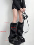 SHEIN Fluffy Leg Fuzzy Leg Warmers