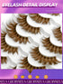 SHEIN GROINNEYA 7 Pairs Brown Faux Mink Eyelashes, Transparent Lash Stem, Natural Fluffy Makeup Effect, Makeup Tools (BN01), Strip Eyelashes, Lashes, False Eyelashes, Fake Eyelashes