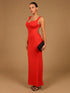 SHEIN Elegant Sexy Drop-Collar Halter Satin Bow Fishtail Dress