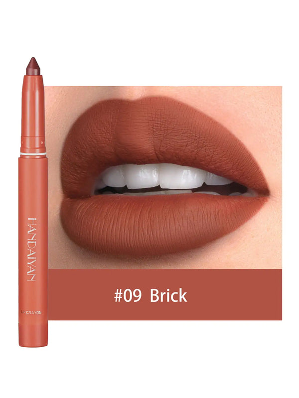 HANDAIYAN Matte Lip Liner Pencil, Smudge-Proof