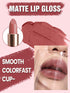SHEIN HANDAIYAN Hexagon Matte Moisturizing Lipstick, Velvet Makeup Effect, Single Tube, Long-Lasting Color, Fashionable Luxury Lipstick, Face Painting Cosmetics #03