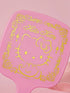 SHEIN HELLO KITTY AND FRIENDS SHEIN Cartoon & Letter Print Pink Handheld Mirror