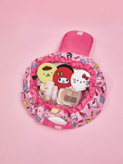 SHEIN HELLO KITTY AND FRIENDS SHEIN Cute Cartoon And Letter Printed Pink