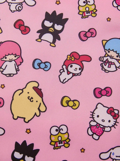 SHEIN HELLO KITTY AND FRIENDS SHEIN Cute Cartoon And Letter Printed Pink
