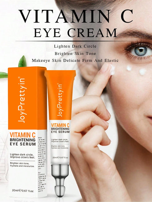 SHEIN Joypretty VC Serum Eye Cream Dark Circle Removal Eye Bags Wrinkle Massage Eyes