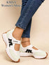 SHEIN KMXY Vintage Thick Sole Sneakers, Thick Upper, Suitable For Running, Women's Footwear
