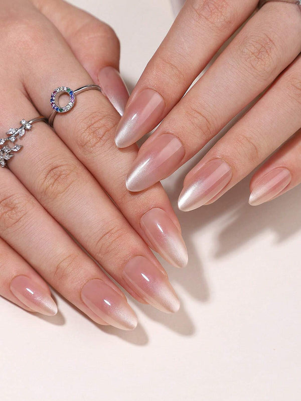 Long Almond-Shaped Gradient Press