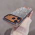 SHEIN Luxury Sparkling Rhinestone Sequins Fashion Phone Case Women's Luxury Rhinestone Embellished Phone Case Compatible With IPhone 
