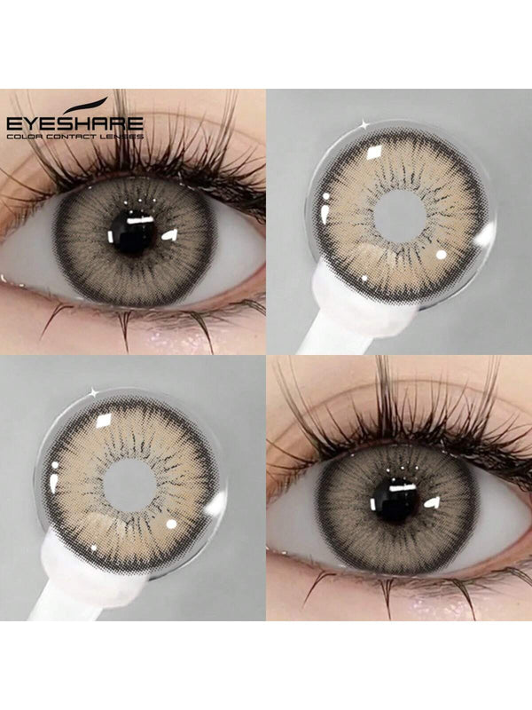 SHEIN NEW 1 Pair Green Gray Colored Contact Lenses