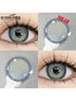 SHEIN NEW 1 Pair Purple Gray Colored Contact Lenses