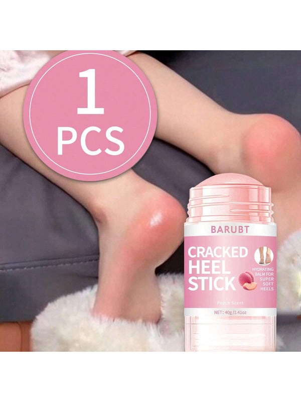 Peach-scented foot cream, suitable for dry and cracked feet.