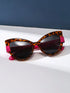 Polarized Sunglasses Retro Leopard Print Cat Eye Sunglasses
