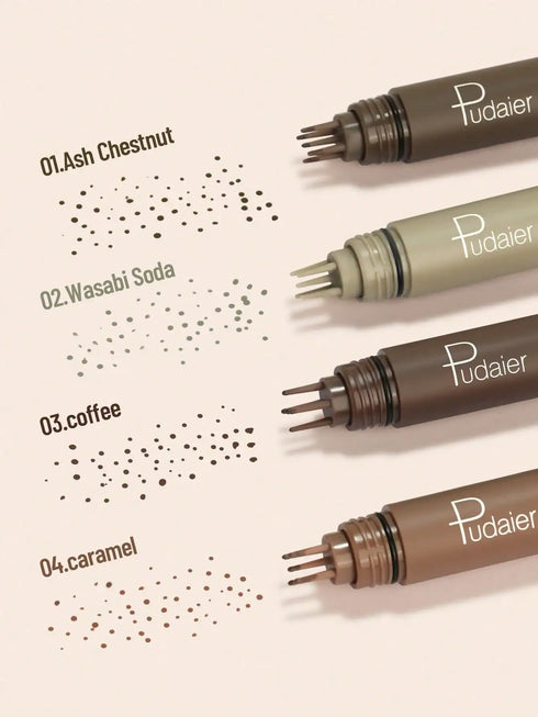 SHEIN Pudaier Natural Freckles Stamp Pen - Waterproof And Sweatproof