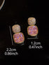 SHEIN Rhinestone Decor Earrings