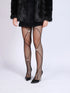 SHEIN Rhinestone Decor Mesh Tight