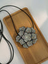 SHEIN Rhinestone Flower Decor Necklace