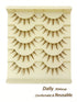 SHEIN Rikuaild 5 Pairs Manga Lashes Brown False Eyelashes Anime Lashes