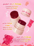 SHEGLAM Jelly-Licious Hydrating Lip & Blush Tint-Ahoy 4 Colors Watery Blush