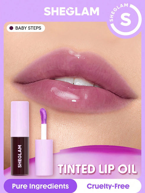 SHEGLAM Jelly Wow Tinted Lip Oil-Baby Steps Valentine'S Day Decor Love Gift Winter Y2K Makeup
