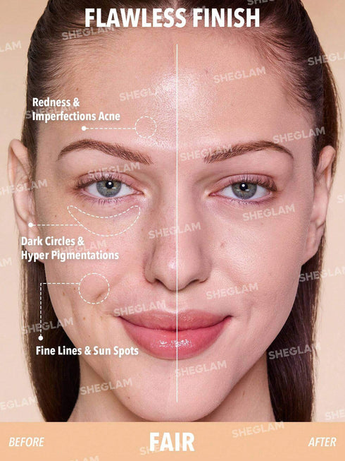 SHEGLAM Skin Magnet High Coverage Foundation (Buttercream)