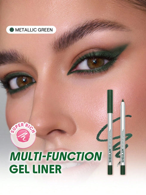 كحل SHEGLAM Boldline جل لون أخضر ميتاليك ثابت