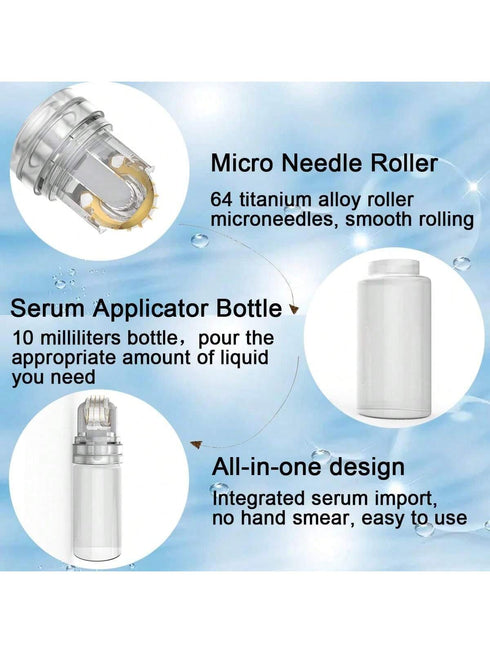 ختم حقن سيروم بإبرة دقيقة من SHEIN، قطعة واحدة، 64 دبوس