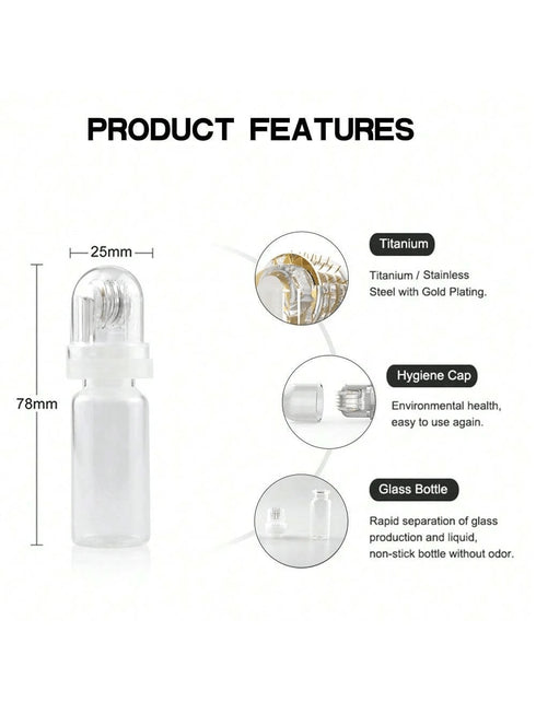 ختم حقن سيروم بإبرة دقيقة من SHEIN، قطعة واحدة، 64 دبوس