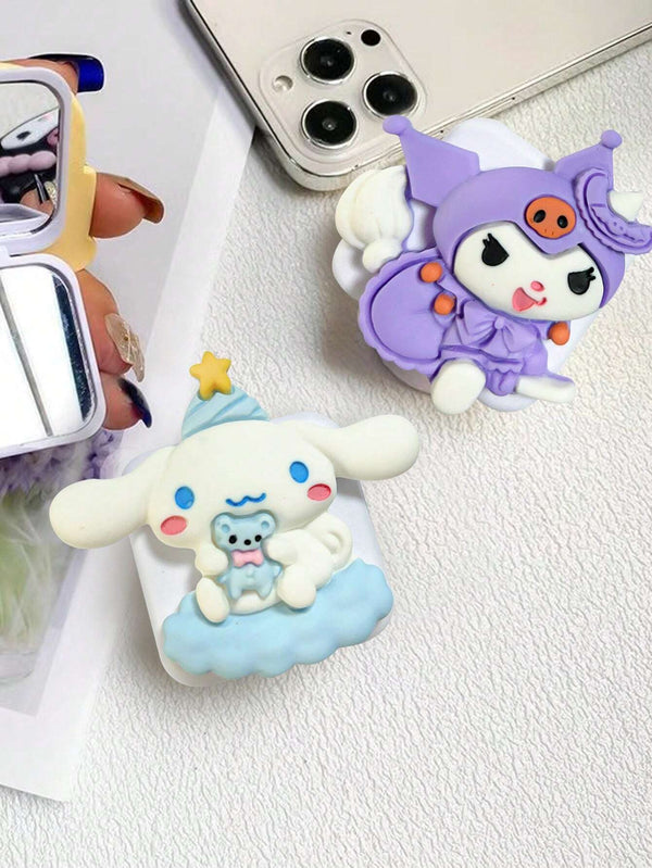SHEIN 1Pc Hello Kittys My Melodys Creative Mobile Stand (Purple)