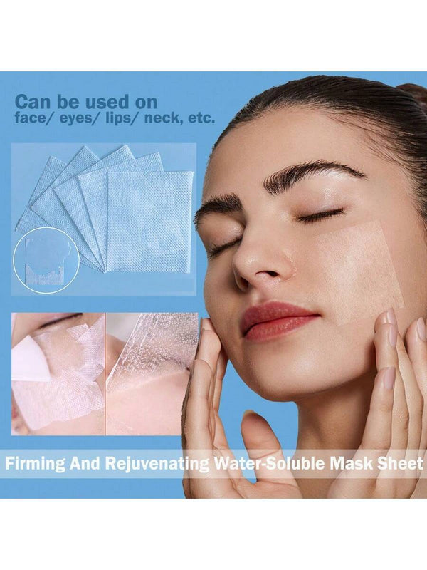 SHEIN 20pcs Dissolving Facial Mask Paper