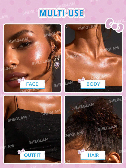 SHEIN Hello Kitty?SHEGLAM Bow-Utiful Highlighting Body Mist-Kitty Glow