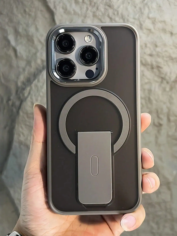 SHEIN Matte Semi-Transparent Charging Phone Case