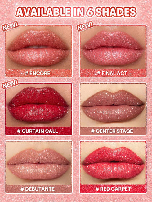 SHEIN SHEGLAM Lip Dazzler Glitter Kit-Final Act Lip Combo Brand Beauty Makeup Face Paint