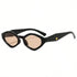 SHEIN 1 Pair Women's Acrylic Street Diamond Retro Fashion Glasses, Suitable For Daily Outings, Music Festivals, Holida0
