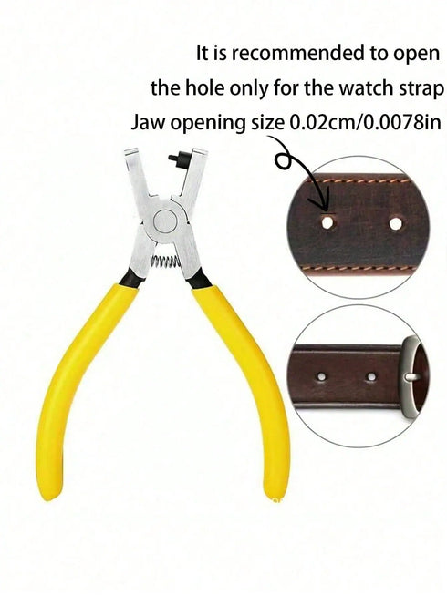 SHEIN 1pc Universal Handheld Belt Punch Tool For Belts