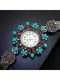 SHEIN 1pc Vintage Style Women's Quartz Bracelet Watch, Fashion Luxury Bohemian Design With Arabic Numeral Dial, Ideal