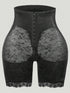 SHEIN 1pc Women Lace Hem High Waist Shaping Shorts1
