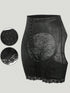 SHEIN 1pc Women Lace Hem High Waist Shaping Shorts