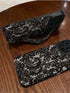 SHEIN 1pc Wrist Strap Lace Floral Painted Perforated Pattern Shockproof Painted Phone Case Compatible With1
